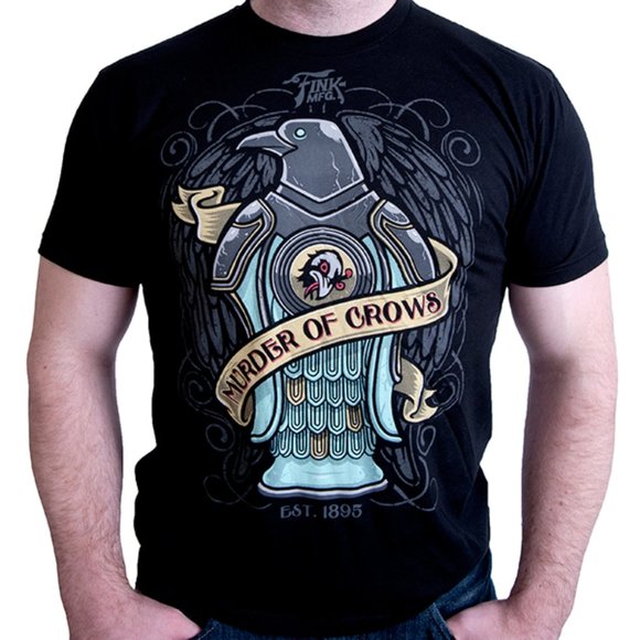 New! BioShock Infinite Murder of Crows Vigor T-Shirt - Picture 2 of 2